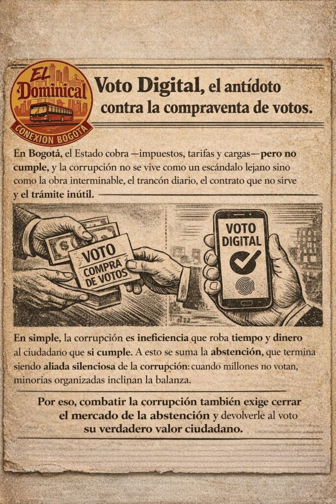 El Voto Digital, el antídoto contra la compraventa de votos